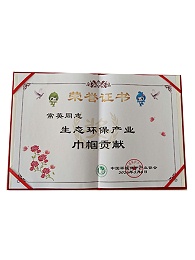 中国环境保护产业协会巾帼贡献奖